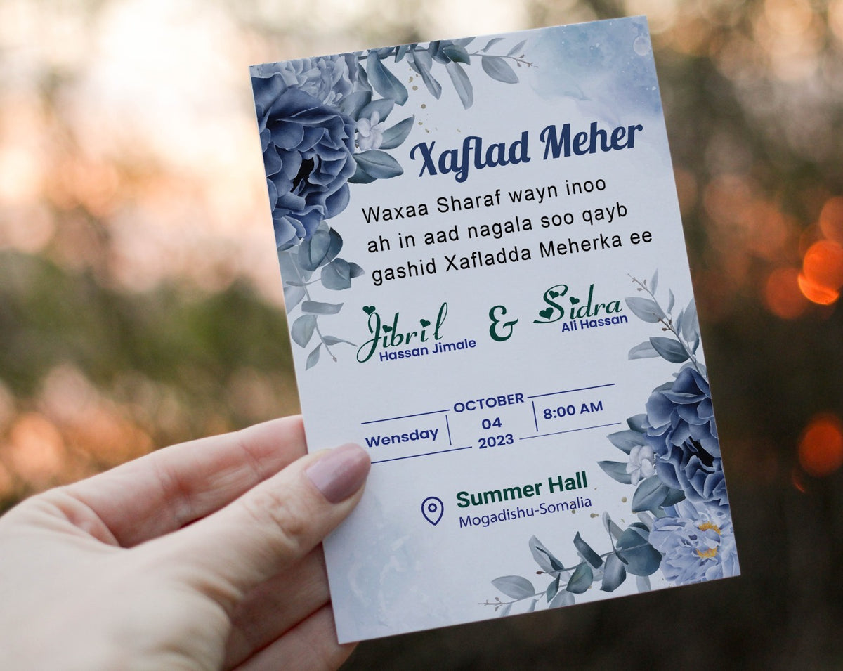 Wedding invitation